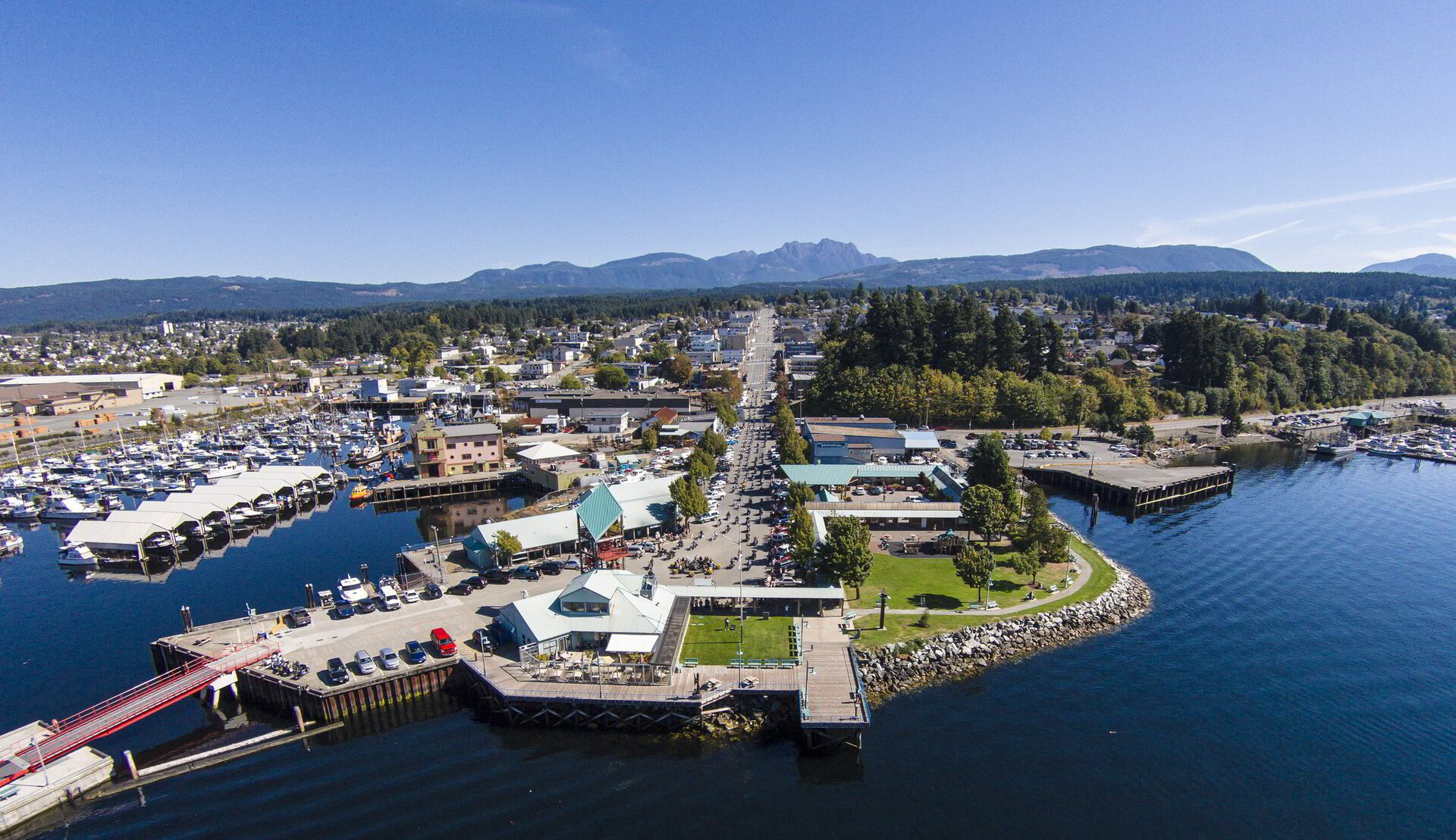 Aerial view of Port Alberni